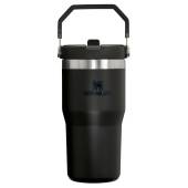 Cana termos STANLEY The IceFlow Flip Straw Tumbler, 0.59l, black