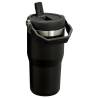 Cana termos STANLEY The IceFlow Flip Straw Tumbler, 0.59l, black