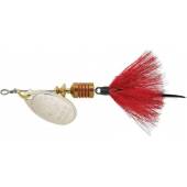 Lingurita rotativa MEPPS MOUCHE ROUGE nr.00, 1.5g, Silver