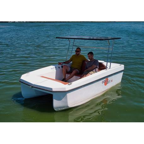 Catamaran electric OMNIKRAFT AquaVolt14, 3.5m, max. 4 persoane
