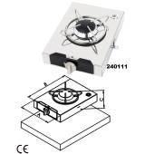 Plita pe gaz din inox GFN 240111, 1 arzator, 1800W, 210x290mm