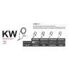 Inel FUJI ALCONITE BKWAG Nr.40 Low, Black