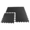 Pardoseala fitness cauciucata HIPERLION, tip puzzle, 98x98x1.5 cm