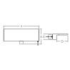 Perdea de apa (cascada) cu LED pentru piscine 900mm EMAUX PB900-150L