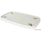 Composite material rectang. white table 760x460 mm