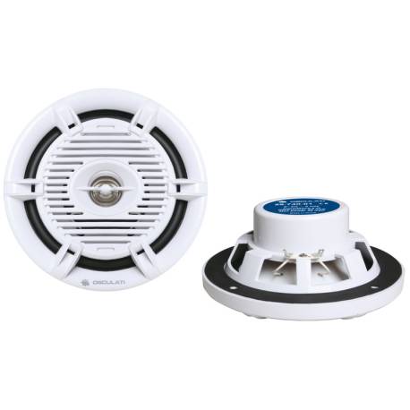 Pereche difuzoare marine cu 2 cai OSCULATI 29.740.02, Alb, 80W, 188mm