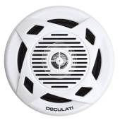 Pereche difuzoare marine OSCULATI Dual cone 3" 2x20W, alb