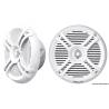 Pereche difuzoare marine cu LED RGB OSCULATI, 6.5" alb