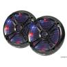 Pereche difuzoare marine cu LED RGB OSCULATI, 5.25" negru