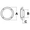 Pereche difuzoare marine OSCULATI Slim, 150mm, 60W, alb