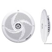 Pereche difuzoare marine OSCULATI Dual Cone Ultra Slim 4" alb