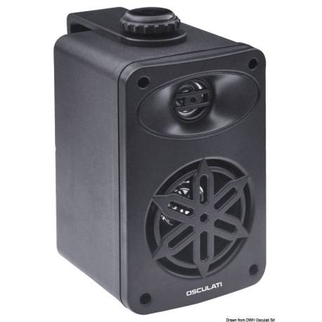 Pereche difuzoare pentru interior OSCULATI 3", 2x80W, negru