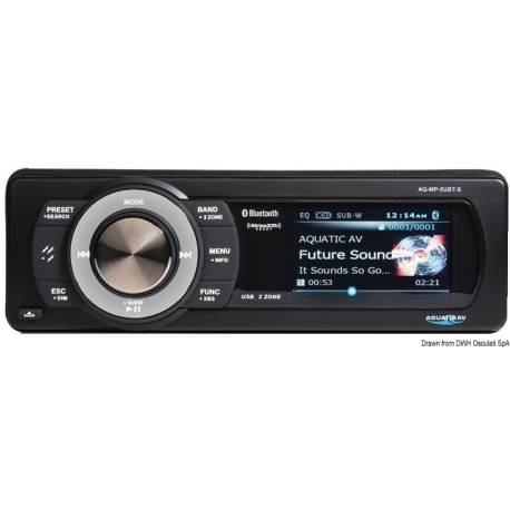 Tuner AQUATIC AV AQ-MP-5UBT watertight IP65