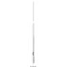 Antena radio VHF GLOMEX RA1201, alb, cu suport pentru steag