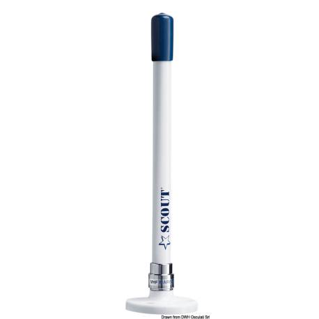 Antena VHF detasabila SCOUT, impermeabila IP69, 22cm, 50W, 1db