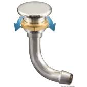 Aerisire rezervor combustibil cu cot 90° OSCULATI, 16mm, alama cromata