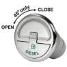 Gura alimentare rezervor Diesel OSCULATI Quick Lock 30° 50 mm