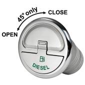 Gura alimentare rezervor Diesel OSCULATI Quick Lock 30° 38 mm