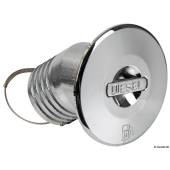 Chromed brass DIESEL 30° angled deck plug 50 mm
