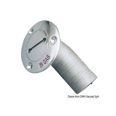 FUEL 30°-angled plug mirror polished AISi316 50mm