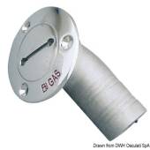 WASTE 30°angled plug mirror polished AISi316 38mm