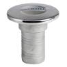 WATER deck plug cast mirror polished AISI316 38 mm