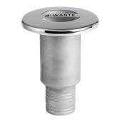 WASTE deck plug polished AISI316 38mm 96.3mm