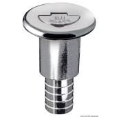 Gura de alimentare din alama cromata pentru reziduuri, 38mm