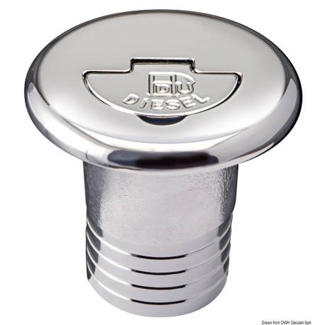 Gura de alimentare din alama cromata pentru apa, 38mm