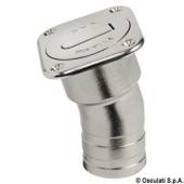 Gura alimentare patrata pentru reziduuri, 38mm, inox AISI316 