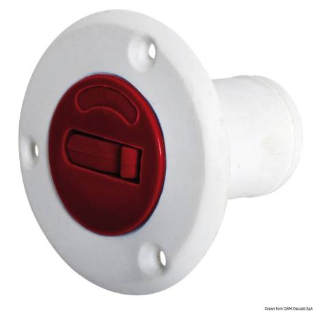 Nylon/fiberglass FUEL plug red 50 mm