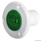 Nylon/fiberglass FUEL plug green 38 mm