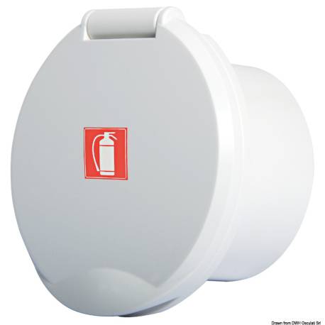 ClassicEvo white ABS compart extinguisher graphic