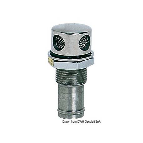 Aerisire combustibil OSCULATI 20.287.80, inox, 16mm