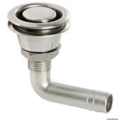 Aerisire combustibil OSCULATI 20.271.02 cu conector furtun la 90°, inox