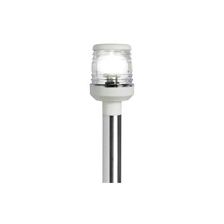 Lumina navigatie Classic 360° pe stalp detasabil 60cm cu baza plastic alb