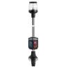 Recess black combined lightpole 100 cm