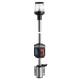 Lumini navigatie combinate pe stalp din inox 100cm, montare bulkhead, alb