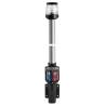 Lumina navigatie 360° verde/rosu pe stalp cu montare bulkhead 100cm, carcasa neagra