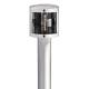 Lumina navigatie pe stalp aluminiu Classic 100cm, 225°, alb