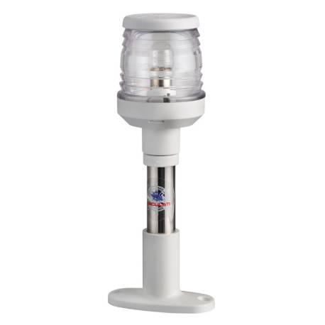 Lumina navigatie Compact stalp inox 20cm, alb, COLREG72