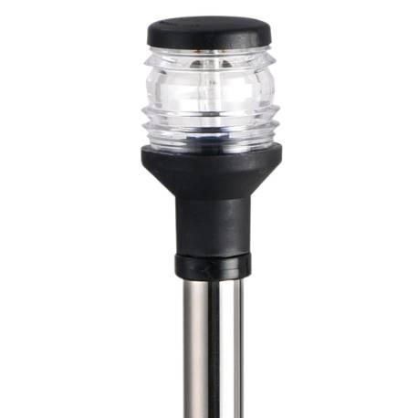 Lumina navigati eCompact 360° pe stalp inox detsabil 60cm, negru