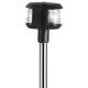Lumina navigatie dubla pe stalp pliabil din inox 60cm