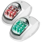 Lumini navigatie Evoled cu corp din ABS alb, rosu + verde