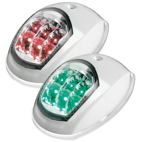 Lumini navigatie Evoled cu corp din ABS alb, rosu + verde