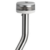 Lumina ancora Evoled 360° pe stalp detasabil inclinat 60cm, plastic alb