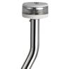 Lumina ancora Evoled 360° pe stalp detasabil inclinat 60cm, plastic alb