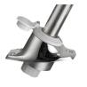 Lumina ancora Evoled 360° pe stalp detasabil inclinat 120cm, inox