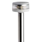 Lumina ancora Evoled 360° pe stalp detasabil inox 100cm, plastic alb, baza flush