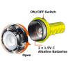 Lanterna LED pentru scufundari OSCULATI Sub-Extreme, 300 lumeni, max. 30m